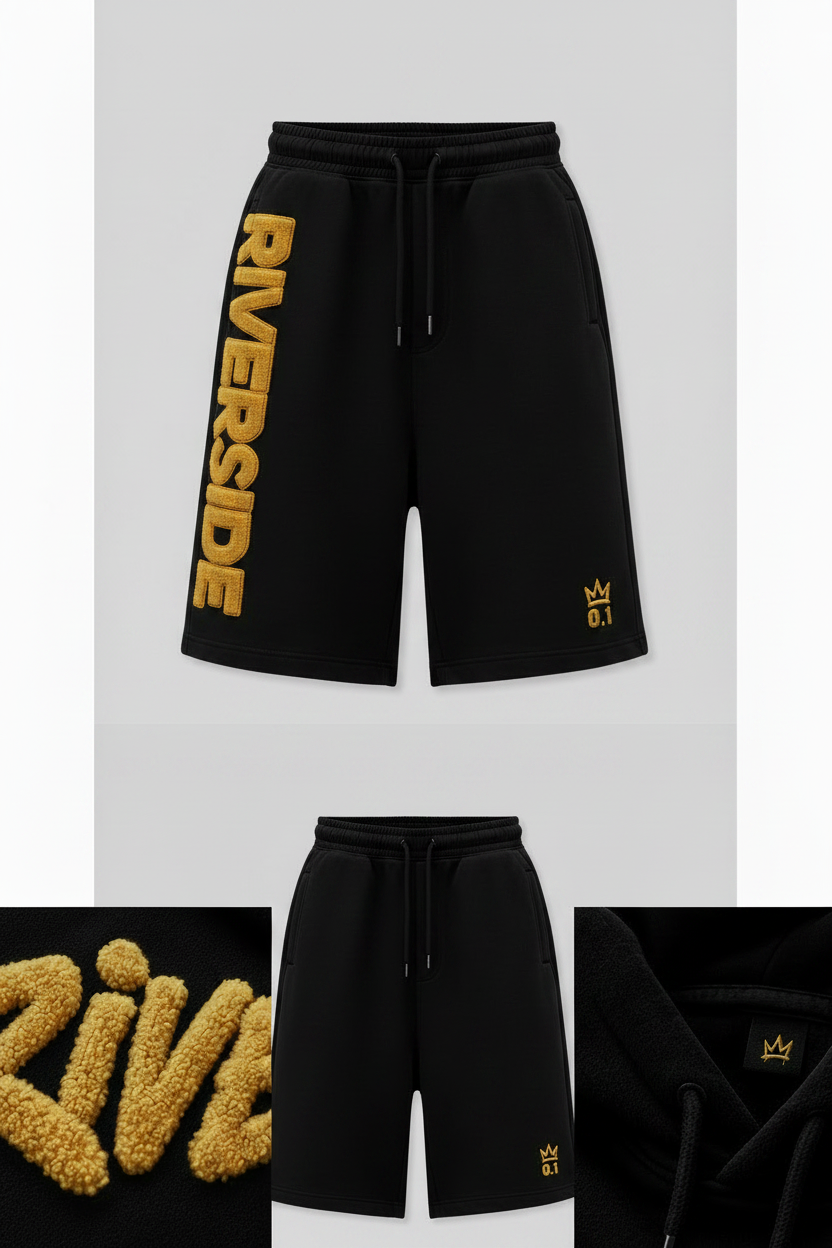 Riverside shorts gold colourway