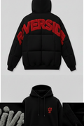 Riverside puffer jacket red colourway