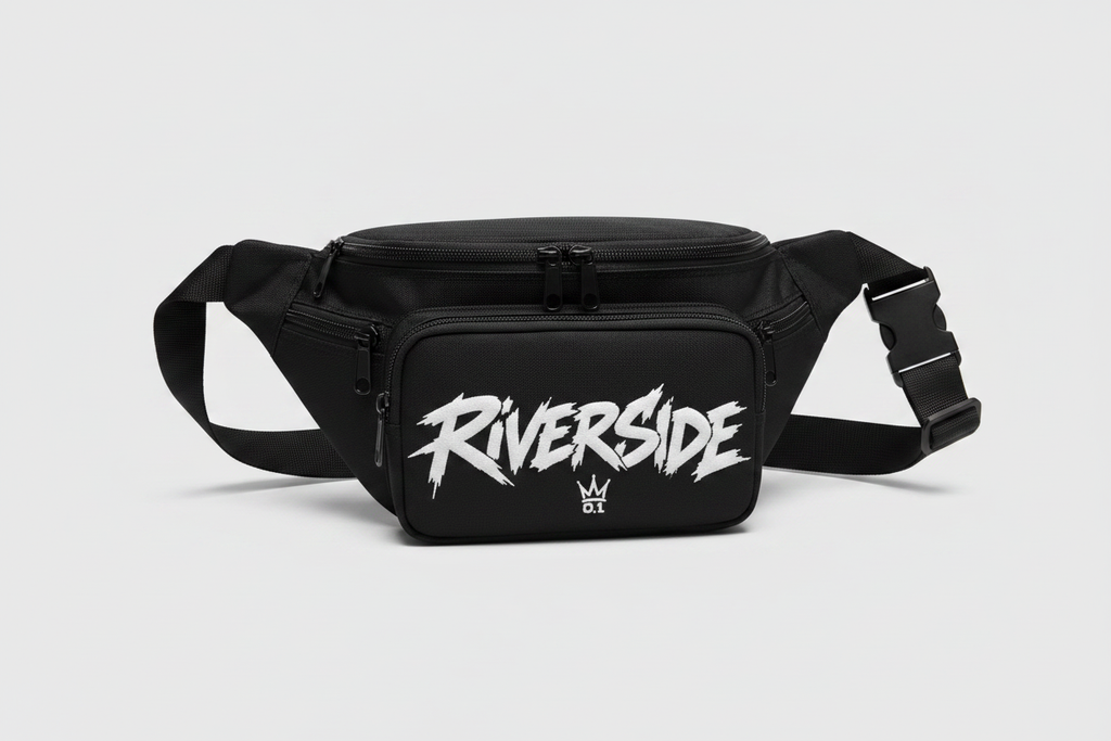 Riverside bum bag white colourway