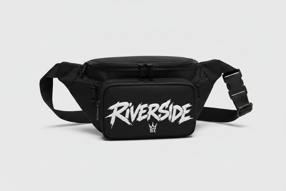 Riverside bum bag white colourway