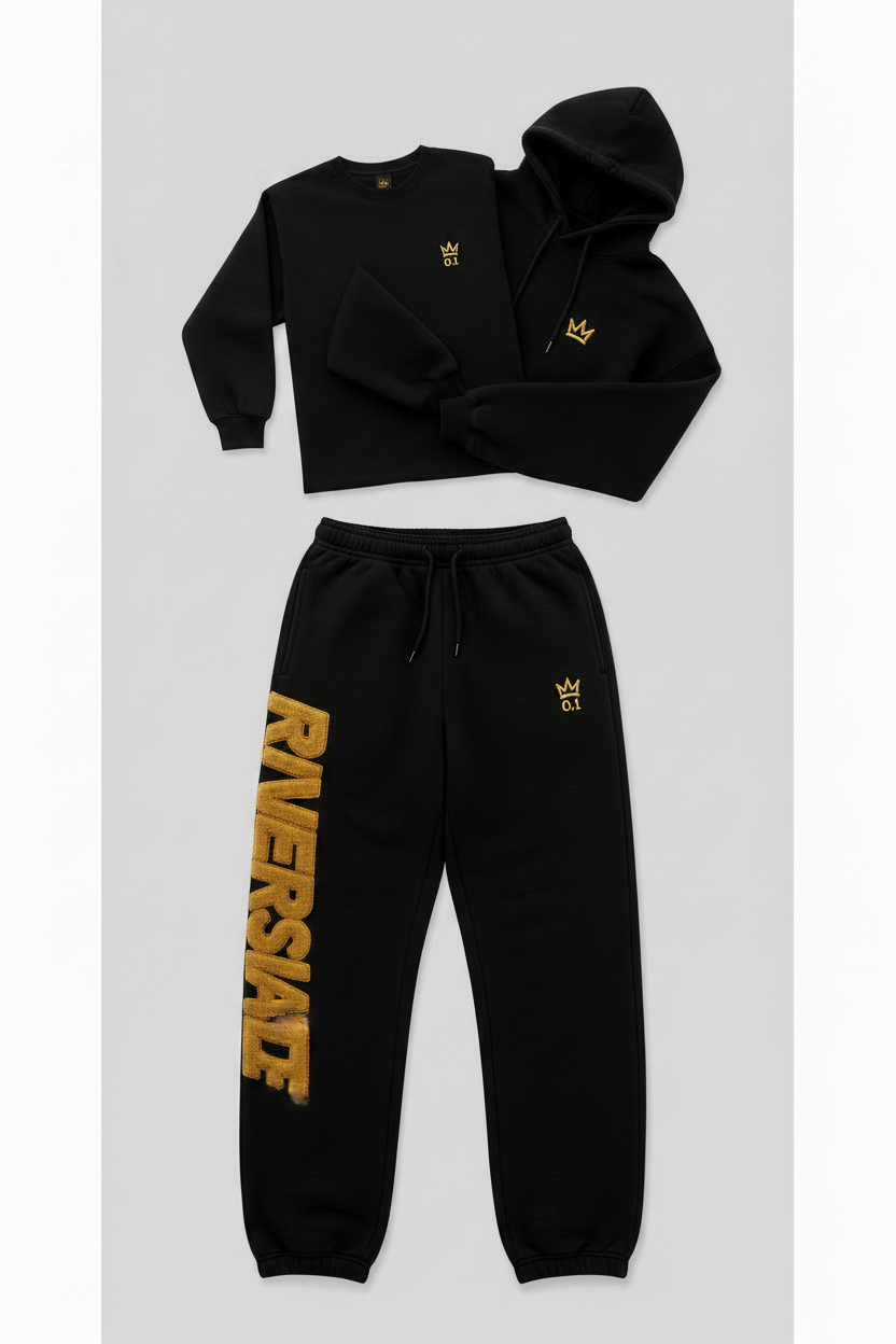 Riverside trackpants gold colourway