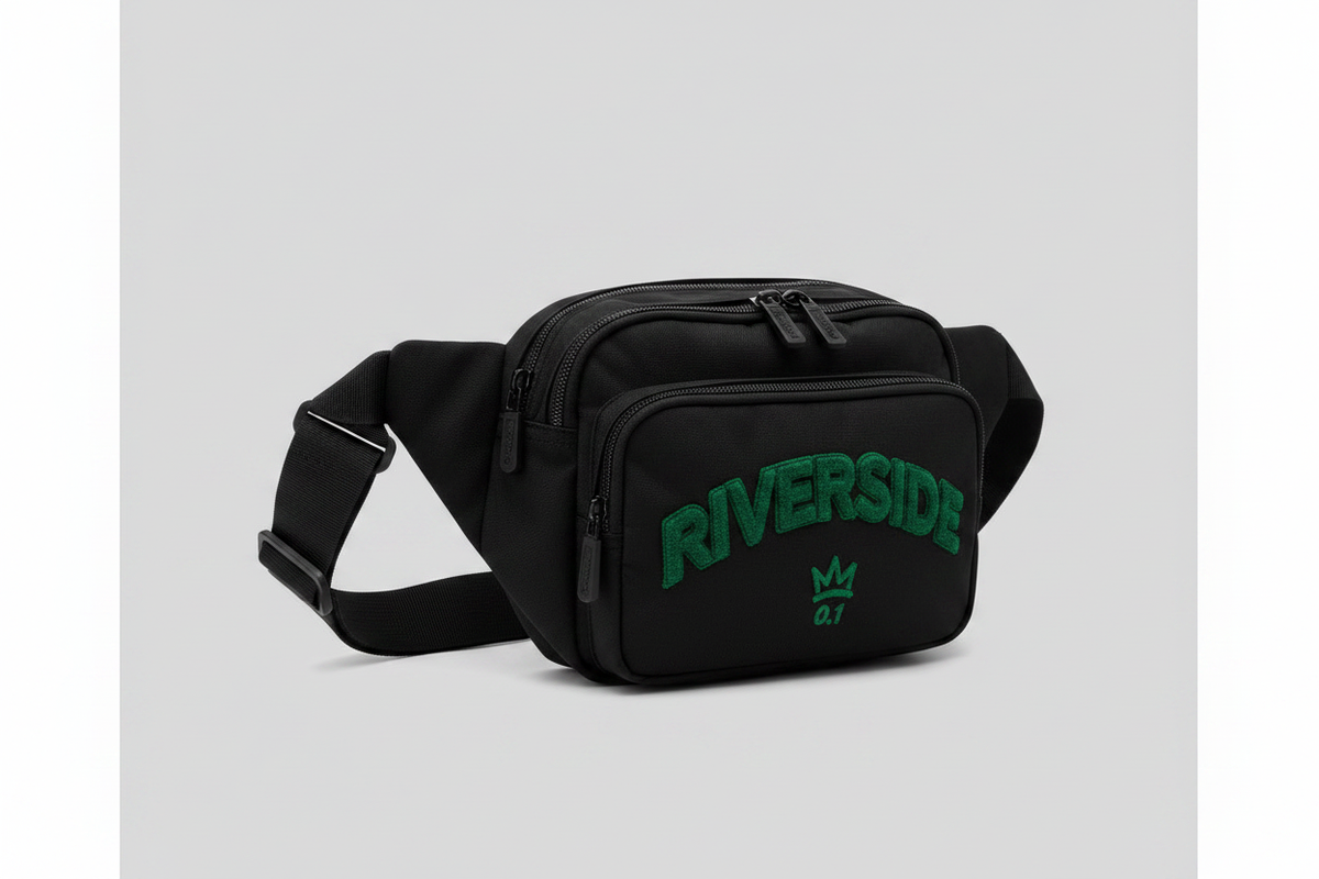 Riverside bum bag green colourway