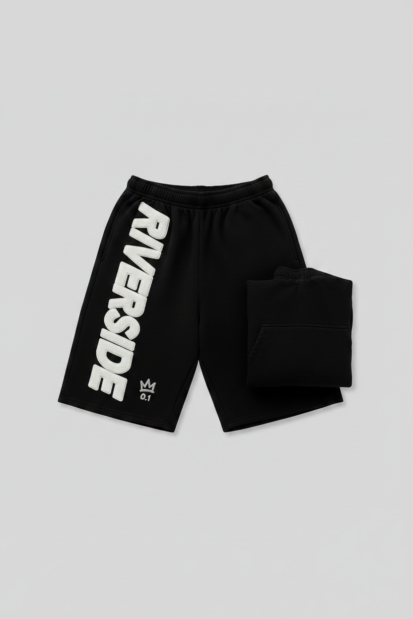 Riverside shorts white colourway
