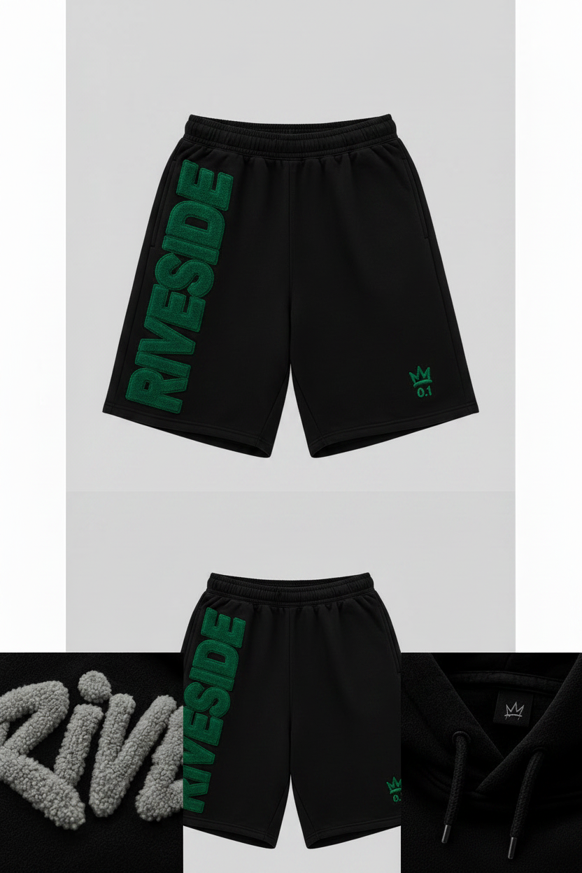 Riverside shorts green colourway