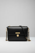 Riverside Car Club black leather crossbody purse