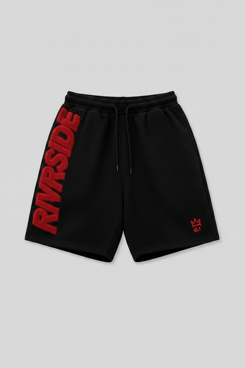 Riverside shorts red colourway