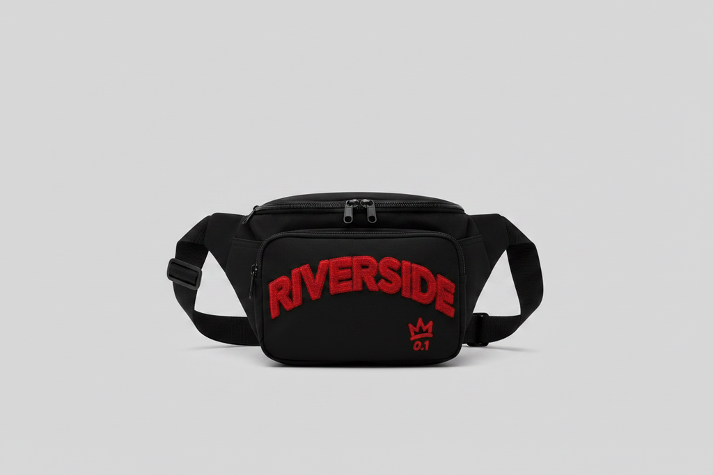 Riverside bum bag red colourway